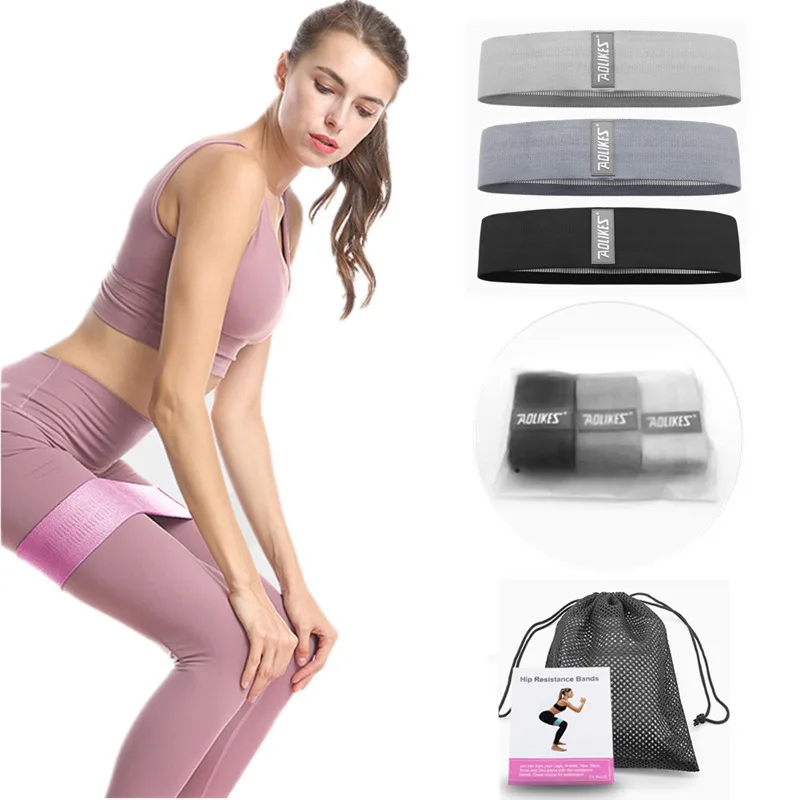 

60-150LB Exercise Booty Bands Set Non Slip Hip Resistance Loops Working Out Exercise Hip Bands For Legs and Butt Squat Training