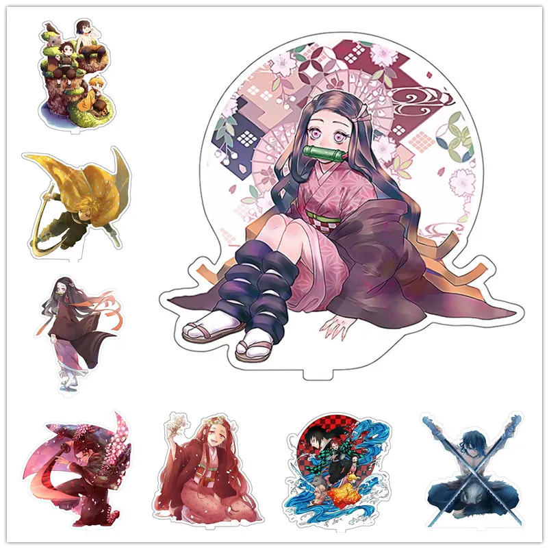 Аниме Demon Slayer Kimetsu no Yaiba акриловая игрушка Двусторонняя Косплей Kamado Tanjirou фигурка