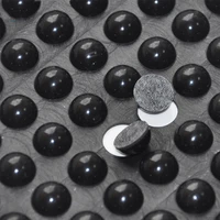 128pcs 12mm6mm black self adhesive soft anti slip bumpers silicone rubber feet pads great silica gel shock absorber