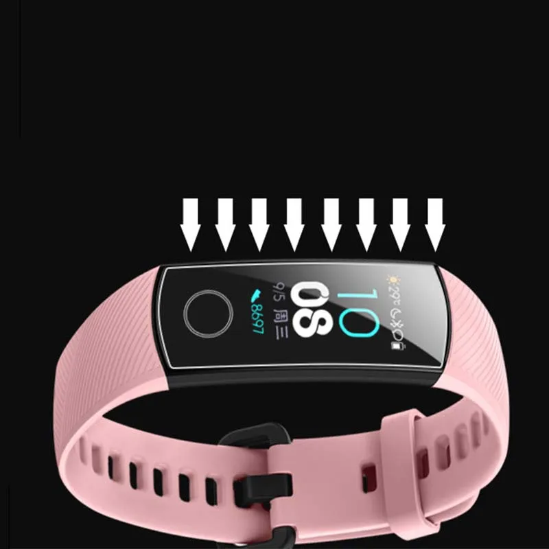 5 шт./лот, защитная пленка из мягкого ТПУ для huawei Honor Band 4, Защита экрана для Honor Band 3, 5, 4, Защитная пленка для бега