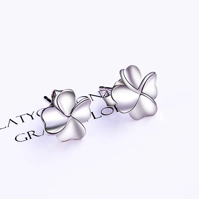 Женские серьги для пирсинга Lucky Delicate из стерлингового серебра 925 пробы с 4