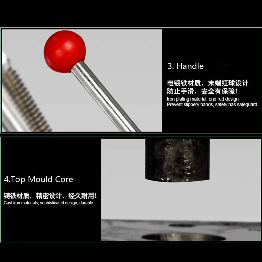 Ручная лабораторная машина для прессования порошков самостоятельного нанесения