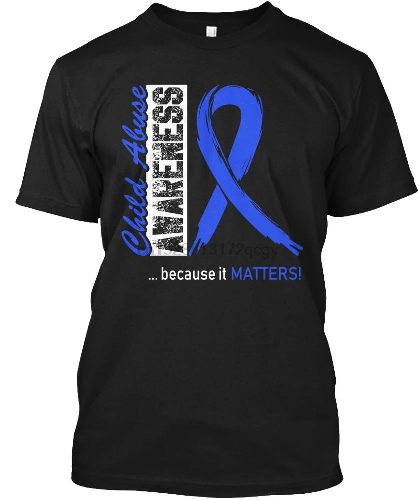 

Men T Shirt Child Abuse Awareness It Matter Shirt Women T-Shirt