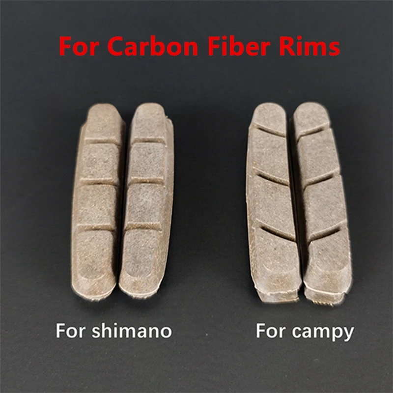 

Bicycle Brake Pads For Carbon Fiber Wheels Cork Material Taiwan Made Ultra Light Durable 5cm Length Road Track Bike Cycling Part