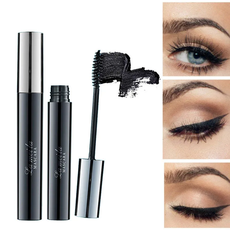 Тушь для ресниц косметика шелковое волокно удлинение Макияж Объем Экспресс