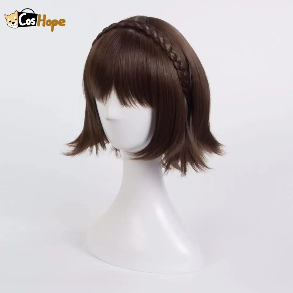 Парик для косплея Makoto Niijima Persona 5 Queen термостойкие синтетические искусственные