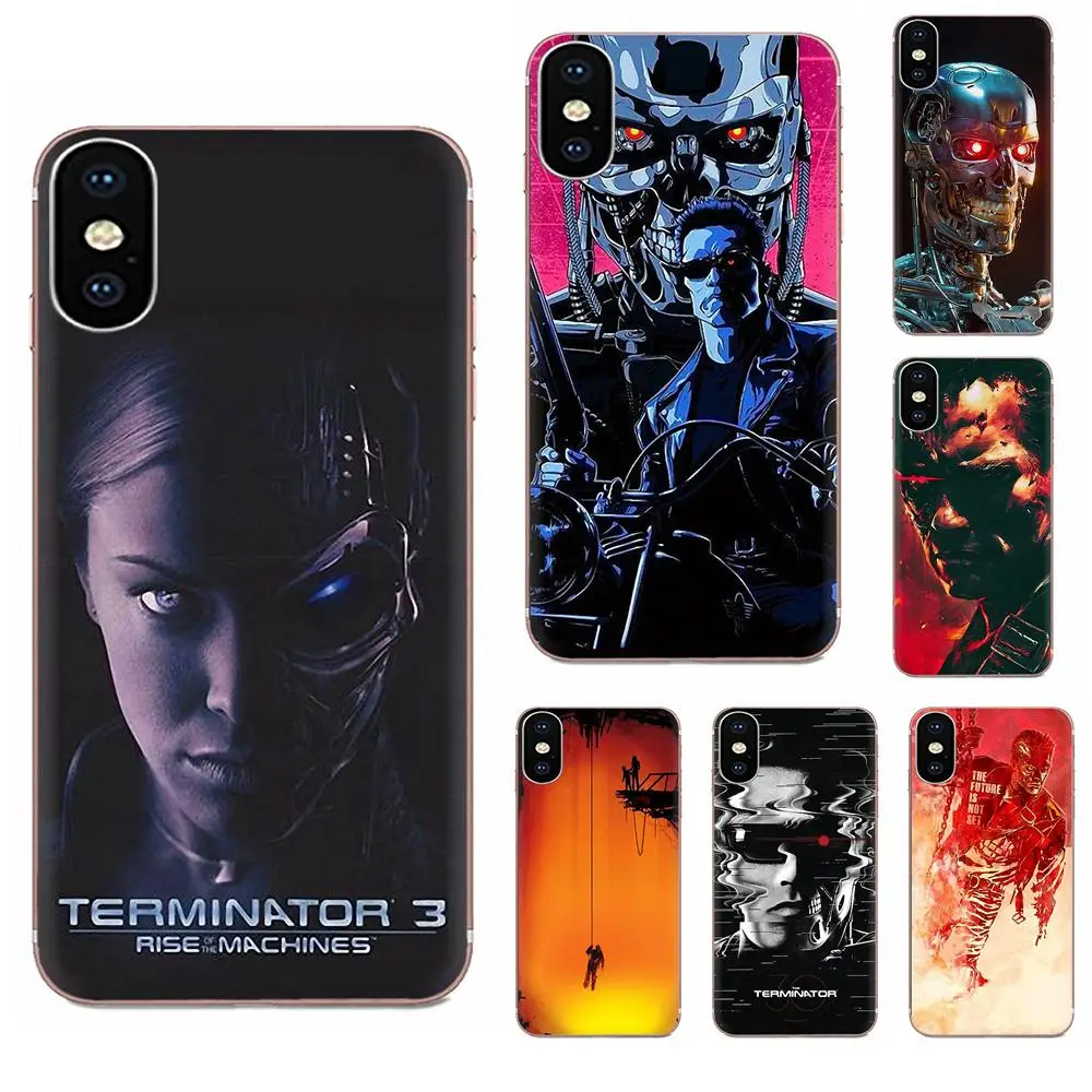Чехол из мягкого ТПУ с принтом Terminator для Xiaomi Redmi Mi 4 7A 9T K20 CC9 CC9e Note 7 8 9 Y3 SE Pro Prime Go