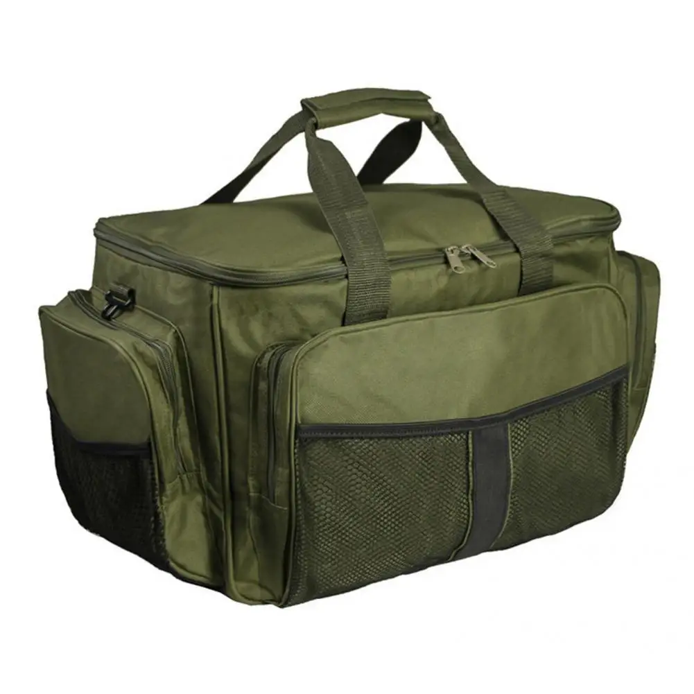 

Delicate Green Square Outdoor Sports Pack Fishing Lures Storage Bag for Baits Storage Fishing Backpack Angling Bag