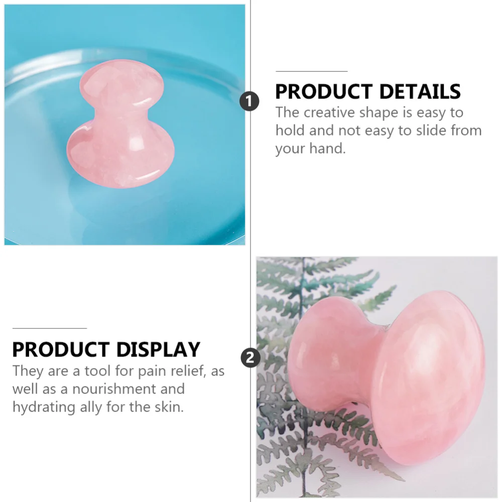 

2pcs Crystal Stones Facial Back Massaging Tools Scraping Boards