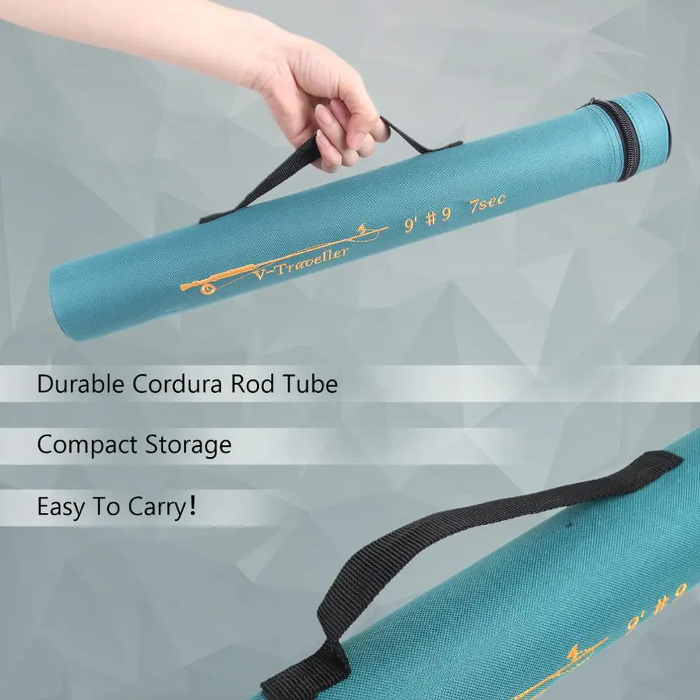 Maximumcatch портативная 7 секционная удочка для ловли нахлыстом 5 8 Вт 9 футов 2 м