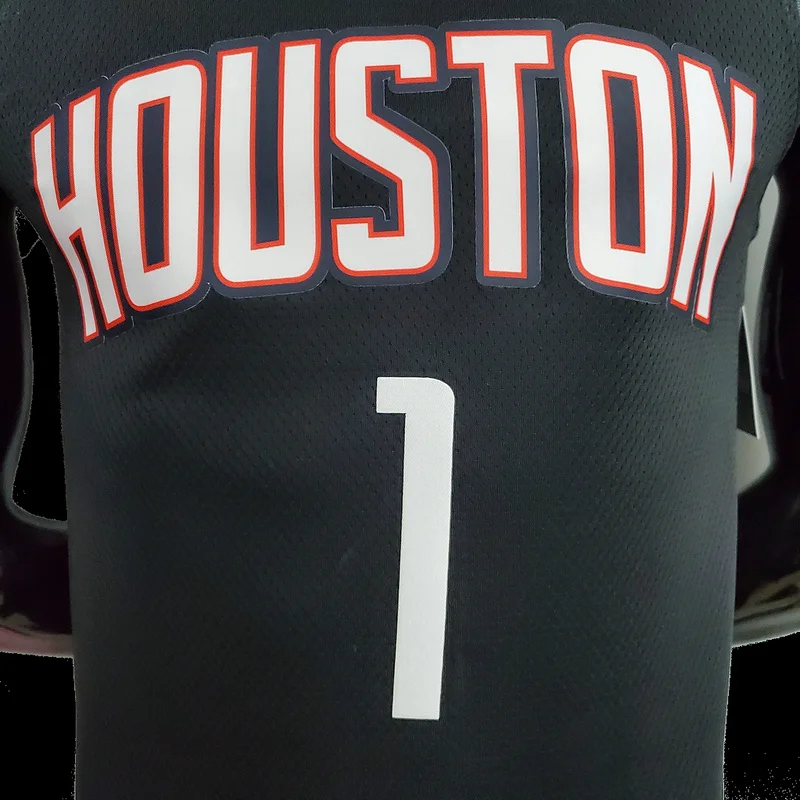 

HOUSTON McGrady#1 Theme Limited City Edition Black basketball jersey men jerseys shirt sport shirts vest best quality