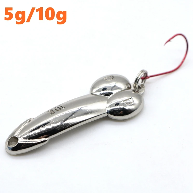 5 шт. металлическая рыболовная приманка DD в виде ложки тройной крючок г 10