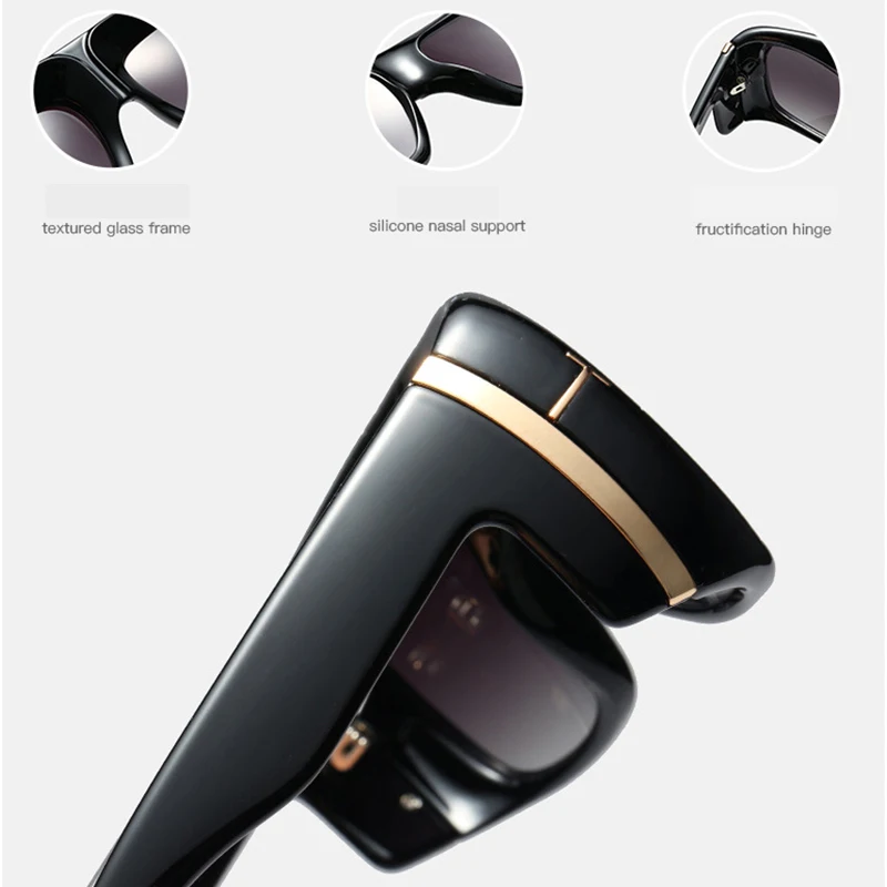 Mimiyou оверсайз квадратная оправа для очков мужские ретро металлические