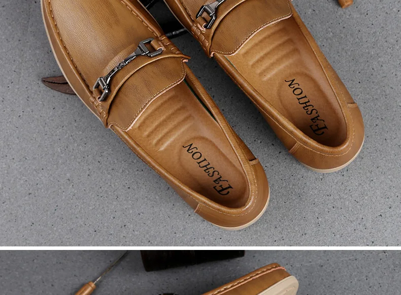 Роскошная обувь; мужские лоферы из натуральной кожи; сезон весна-осень; zapatos de hombre mocasines cuero; повседневные мужские лоферы без застежки; горячая распродажа