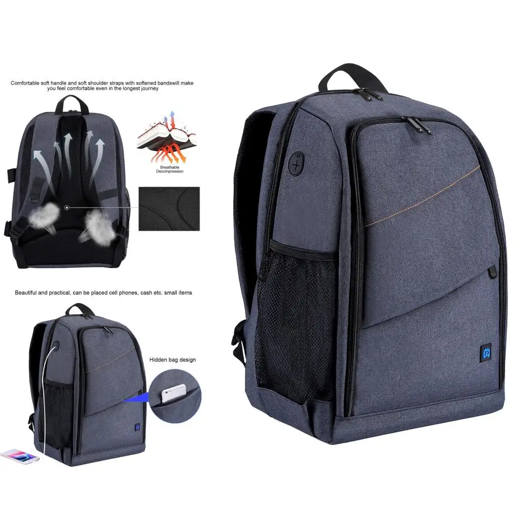 camera backpack extra large professional dslr camera travel backpack gadget bag for digital cameras free global shipping