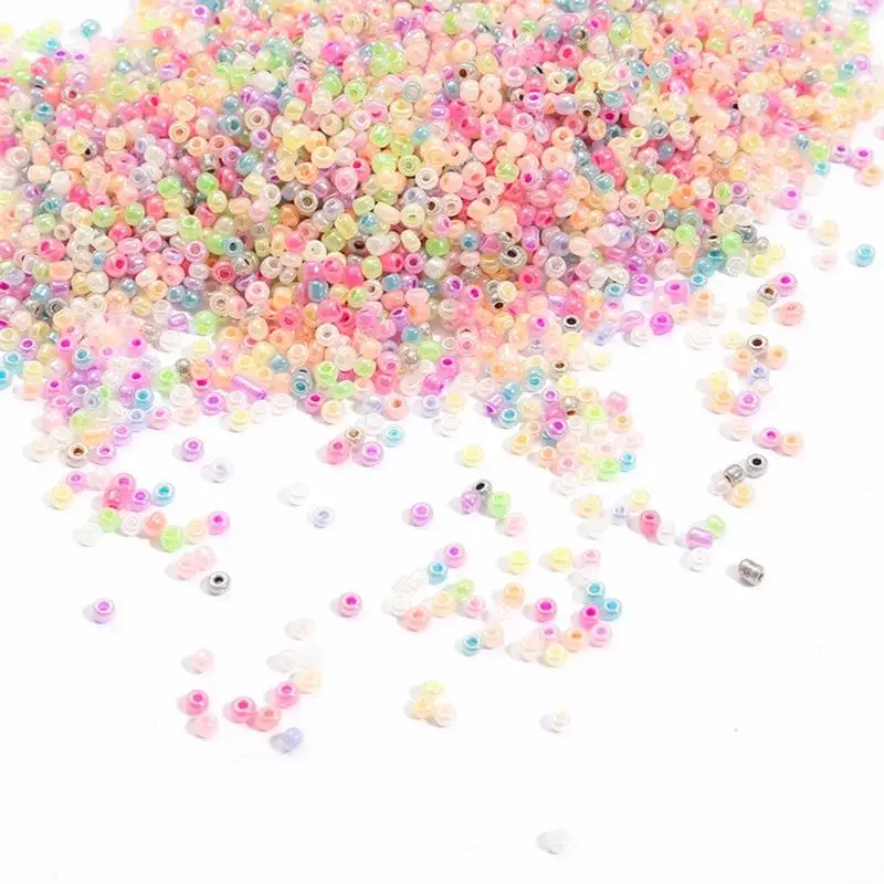 

250/500Pcs 2mm 3mm Cream Series Glass Loose Seed Beads Jewelry Making Necklace Bracelet Pendant Wholesale