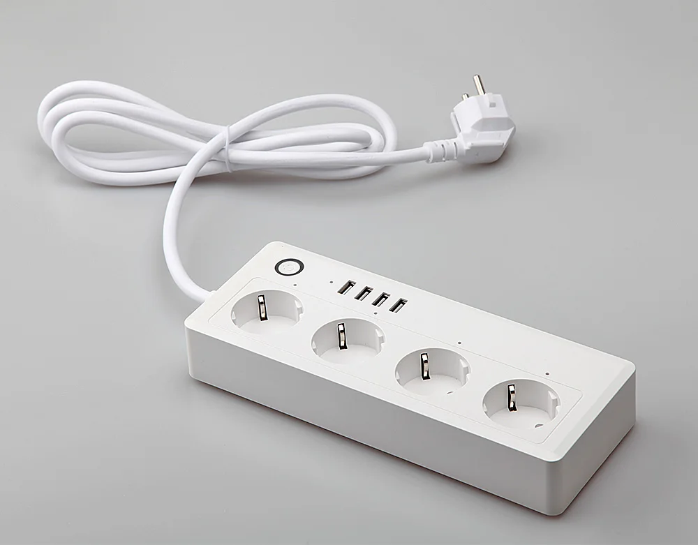 Умная лента питания 16 А ЕС Wi Fi 4 режима 3 1 USB удлинитель с европейской вилкой