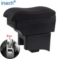 for volkswagen polo armrest retrofit parts for vw polo ameo car armrest box curved surface storage box car accessories interior