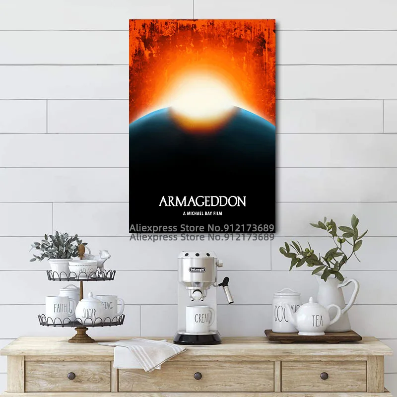 Постер Фильма Армагеддон Майкл Бэй Холст Картина Куадрос плакаты принты