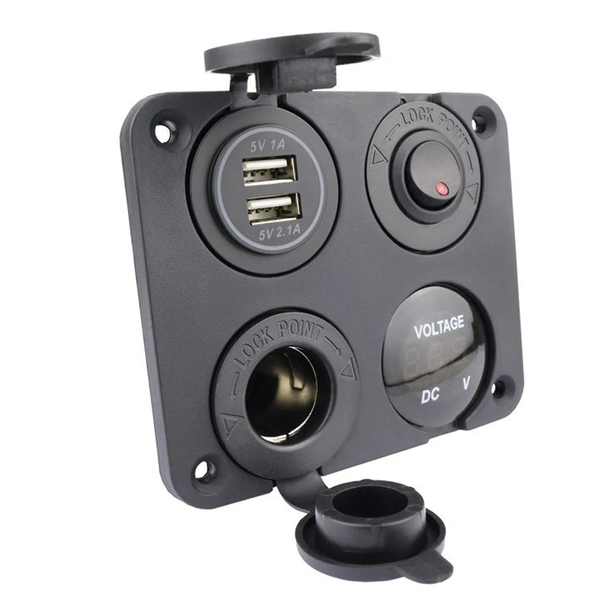 12 в 24 2 порта светильник для сигарет разветвитель гнезда USB выход зарядного