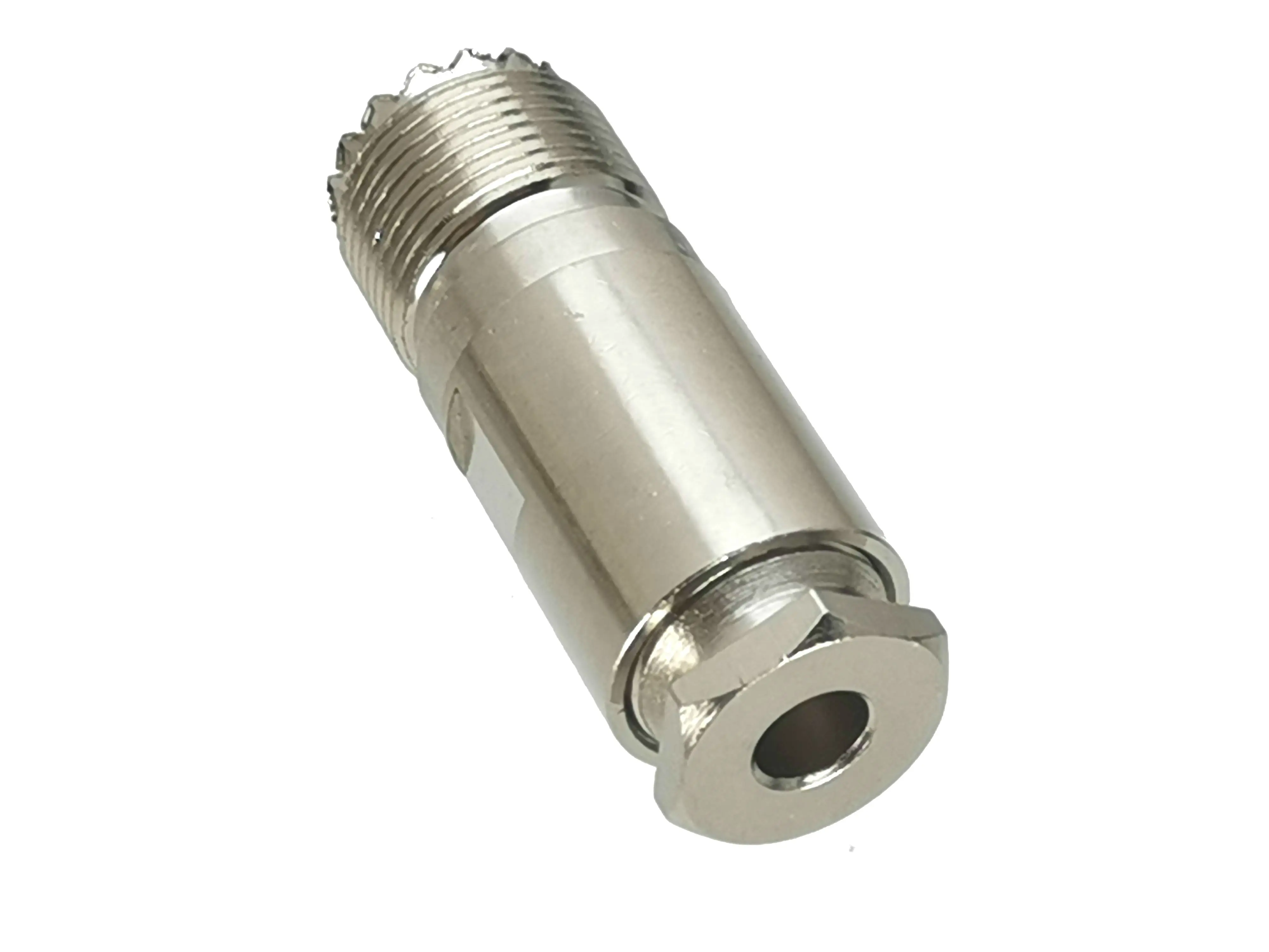 1 шт. UHF SO239 гнездо зажим RG58 RG142 LMR195 RG400 кабель RF коаксиальный разъем|Соединители| |