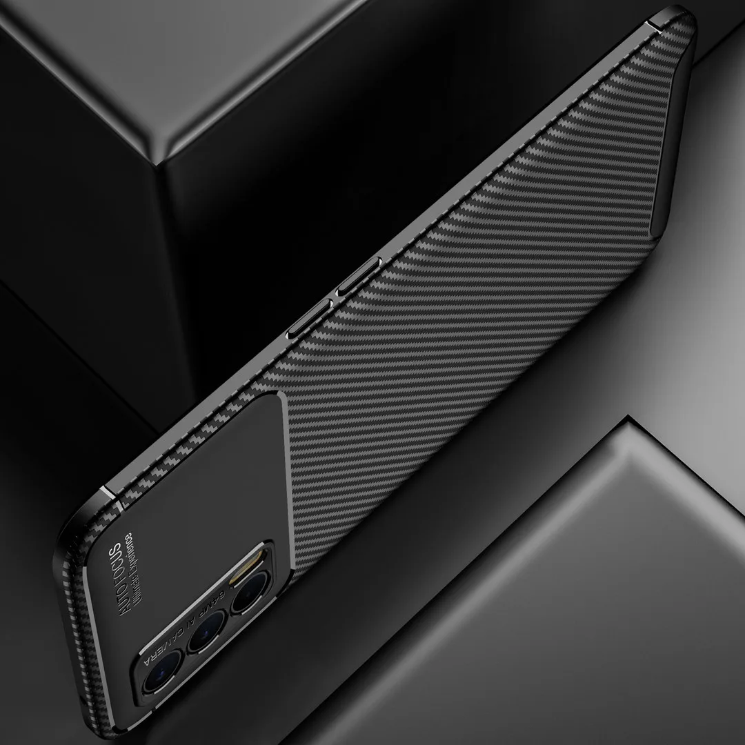 for oppo realme v 13 11 5 3 case carbon fiber back cover beetle series soft phone shell for realme c 25 20 12 11 q2 i pro free global shipping