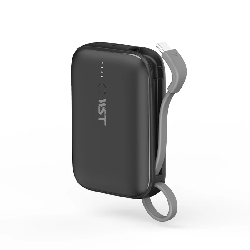 

10000mAh 22.5W Power Bank with Type C 18W PD Fast Charger Cable Powerbank Portable External Battery Poverbank For Mobile Phones