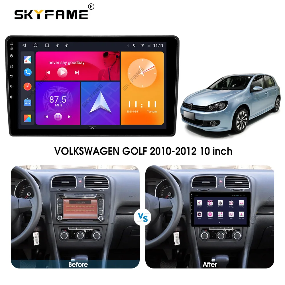 Автомобильная Мультимедийная система SKYFAME Android мультимедийный плеер для VOLKSWAGEN GOLF