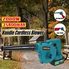 Беспроводной Электрический воздуходувка и ручной пылесборник для компьютера, 2000 Вт, 35800 мАч, пылесборник для Makita, батарея 18 в