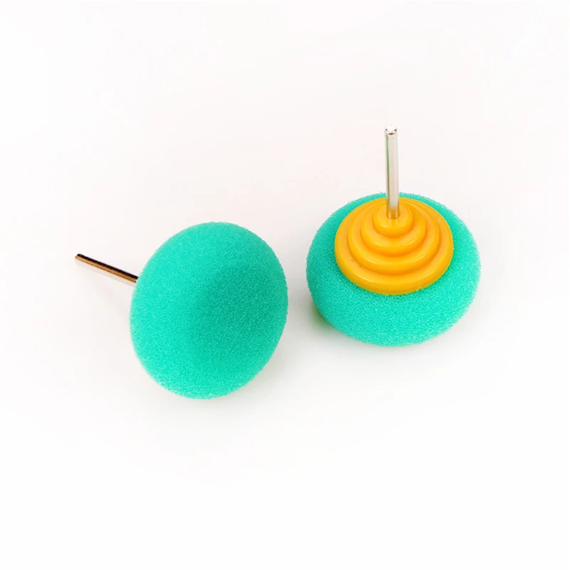 

Round Cake Black Fine Clip Rod Type Sponge Grinding Head Car Beauty Bright Strip Dead Corner Polishing Sponge Wheel