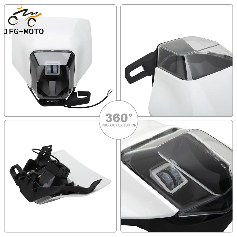 Мотоцикл 2021 головной светильник для Husqvarna FC FE FX TC TE TX 125 250 300 350 450 501 FE250 FC250 TC250|Защита