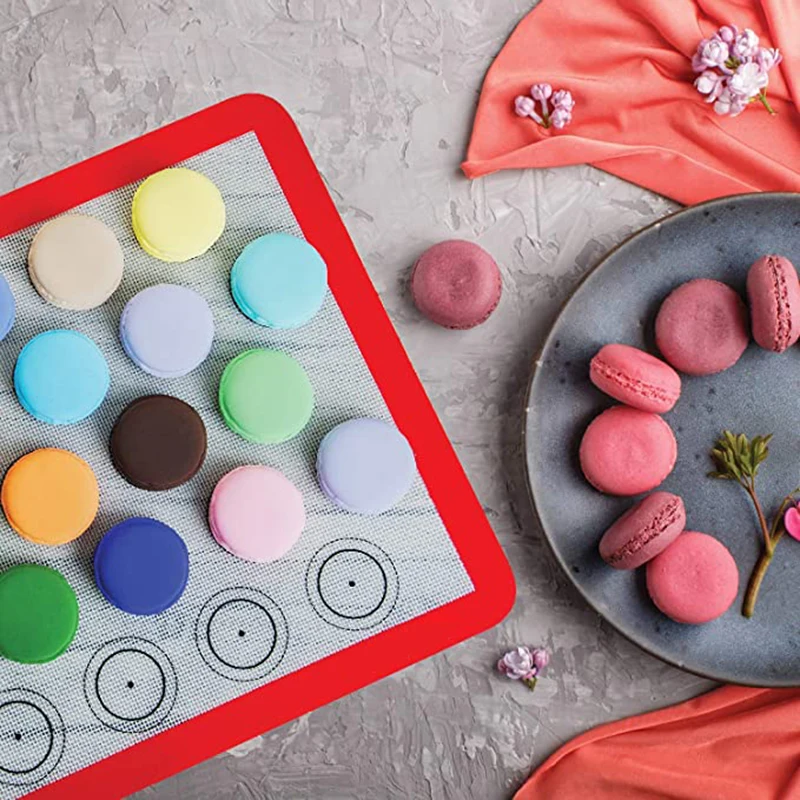 4 шт. силиконовая подставка для макарон лоток французский антипригарный Macaron