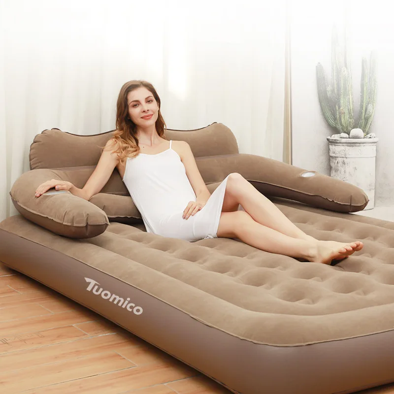 

Inflatable mattress household outdoor portable inflatable bed