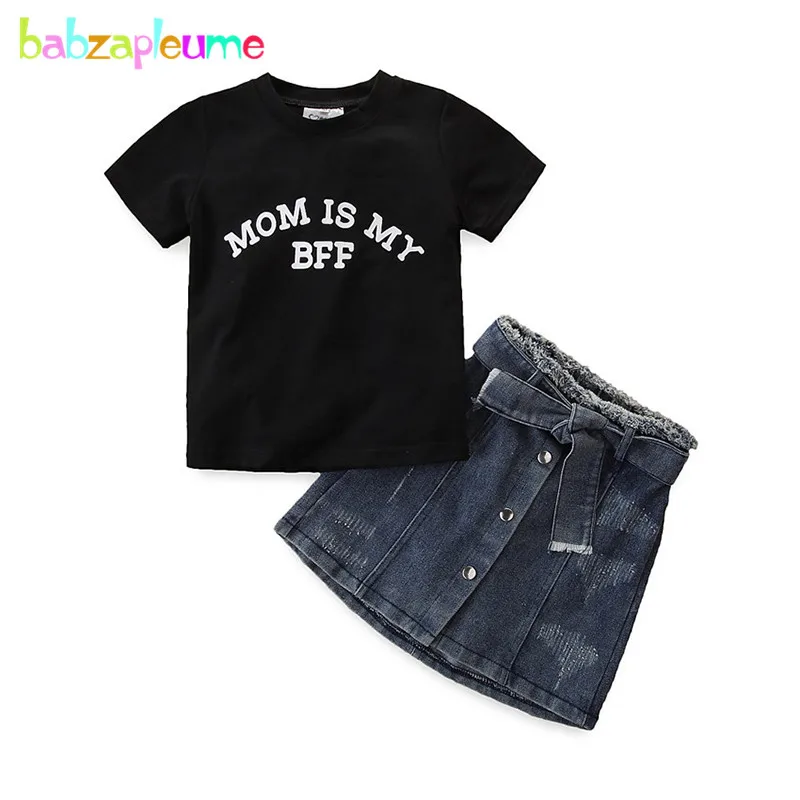 Новый летний комплект детской одежды одежда для малышей маленьких девочек