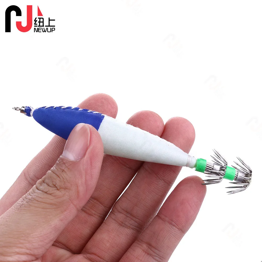

5PCS 10.5cm/6.3g Fishing Lure Hard Bait Fake Shrimp Wood Bait Fishing Wobbler Squid Jig Artificial Lure jigging Lure OctopusBait