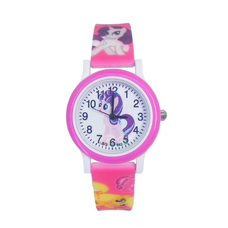 Cute pretty horse style Children's Watches Kids Student Girls Clock Child Quartz Wristwatches Women Watch for boys baby gift | Наручные