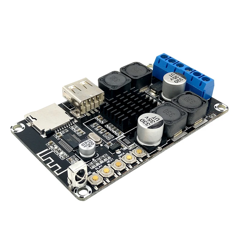 Плата усилителя TPA3116 2*50 Вт Bluetooth 5 0 цифровой усилитель мощности звука Hi-Fi стерео 2