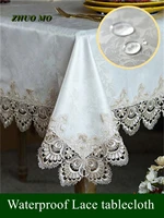 european lace tablecloth super waterproof oil proof disposable table cover living room home coffee table party tablecloth