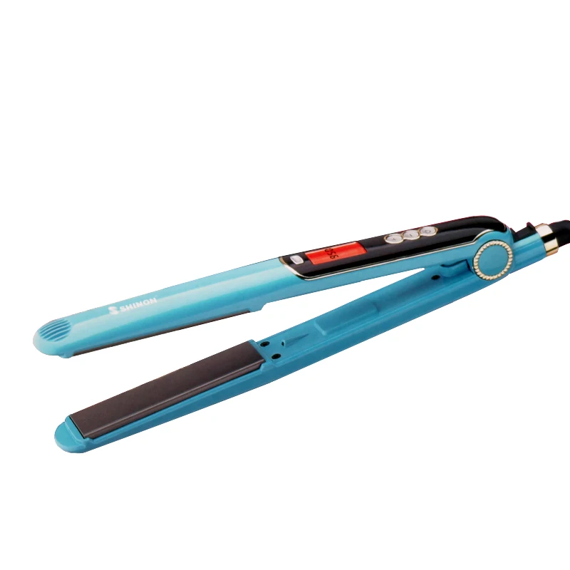 Max 950℉ electric hair straightener professional ceramic coated flat iron straightening smooth hairdressing tool EU plug | Красота и