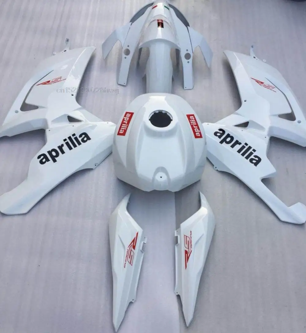 

white Aftermarket Parts For Aprilia RS125 06 07 08 09 10 11 RS125 2006-2011 Body Kits RS125 ABS Fairing Injection molding
