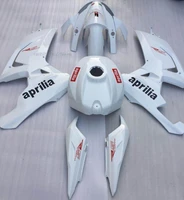 white aftermarket parts for aprilia rs125 06 07 08 09 10 11 rs125 2006 2011 body kits rs125 abs fairing injection molding