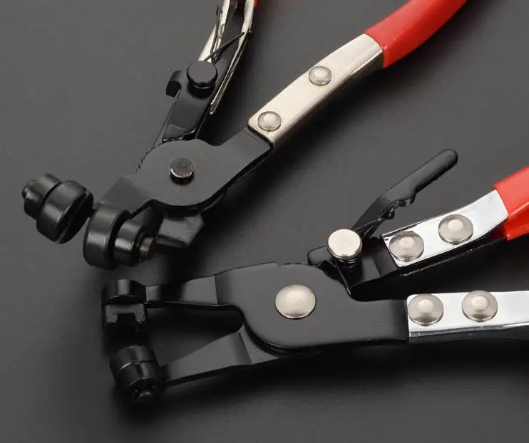 

9PCS/BOX Cable Type Flexible Wire Long Reach Hose Clamp Pliers Multi-tool Car Repairs Removal Hand Tools Auto Vehicle Tools