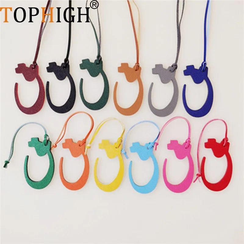 

Factory New Luxury Genuine Natural Leather Character Alphabet Arabic Letter Keychain Backpack Pendant Ladies Women Bag Charms