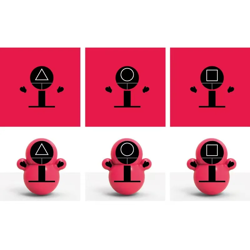 

10 шт. игра кальмар мини мультяшный стакан забавная настольная игрушка качели снятие стресса Расслабляющая детская игрушка Рождественский ...