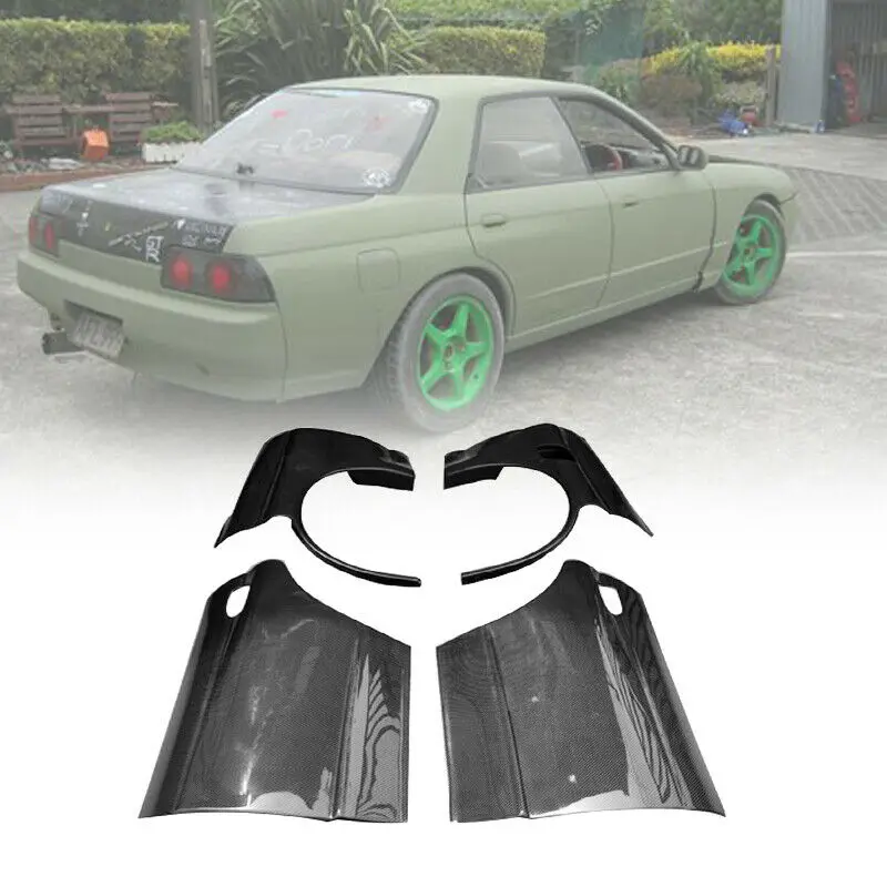 Для Nissan Skyline R32 Комплект кузова заднего крыла из углеродного волокна
