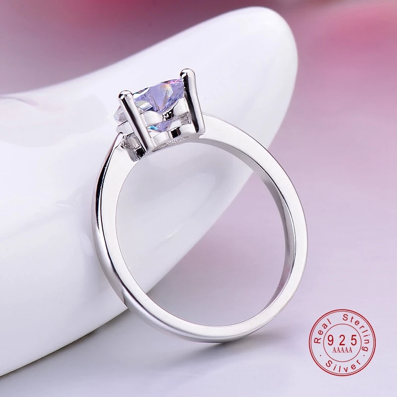 Европейские женские ювелирные изделия обручальные кольца с цирконом в форме