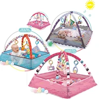baby activity gym crawling game activities play mat multifunction fence infant fitness frame with ball baby surface activity toy