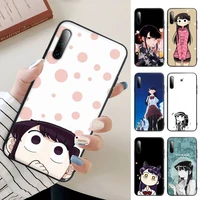 manga chibi komi shouko komi san phone case for samsung a12 a32 a71 4g 5g a10 a20 a21 a40 a50 s a51 a52 a70 a72 silicone cover