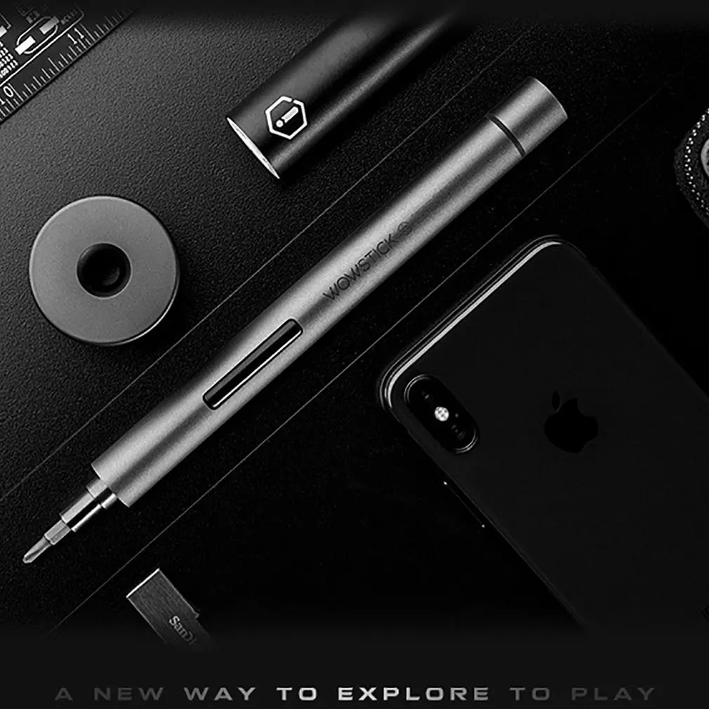 Xiaomi Wowstick 1F+ 1F Pro мини электрическая отвертка набор частей инструментарий сплав тела светодиодный свет для телефона ноутбука цифровые продукты