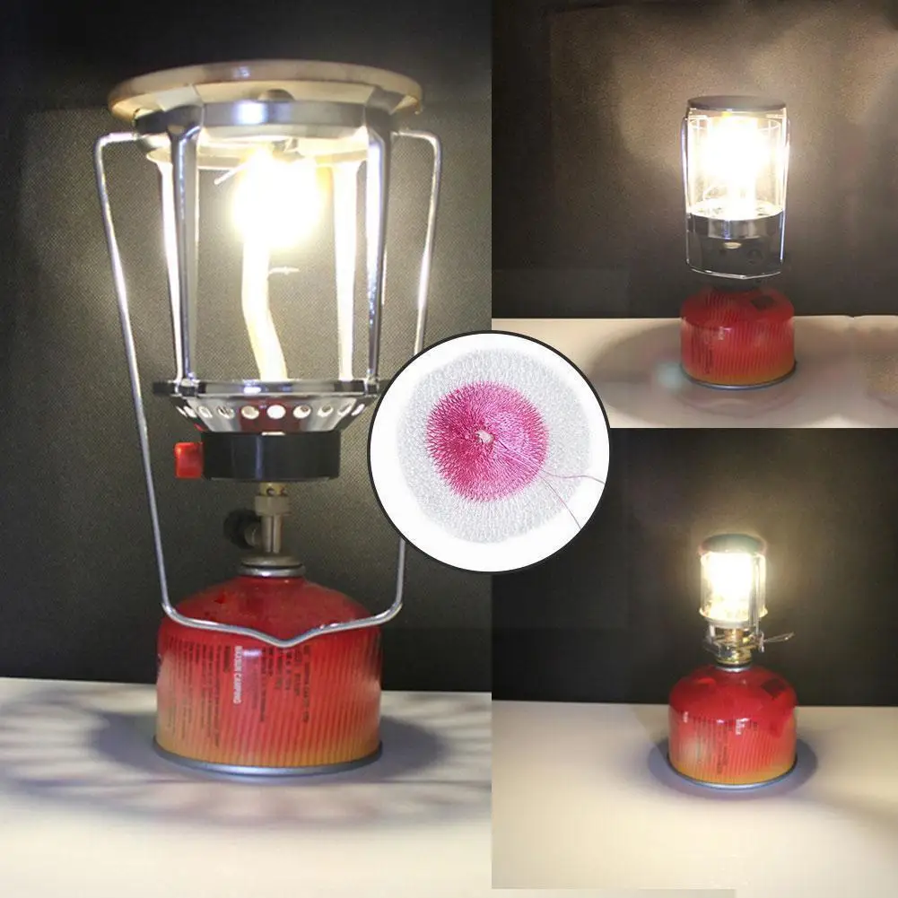 

12pcs /lot Kerosene Lantern Lights Mantles Mesh Gauze Gas Lamp Gas Outdoor Oil Mantle Lamp Mantle Tools Cover L0i5